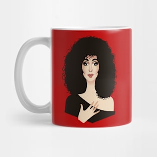 Lady in Black Mug